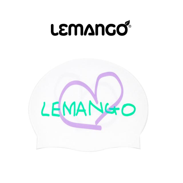 르망고 실리콘 수모 Pastel Mango (White) LSSC082