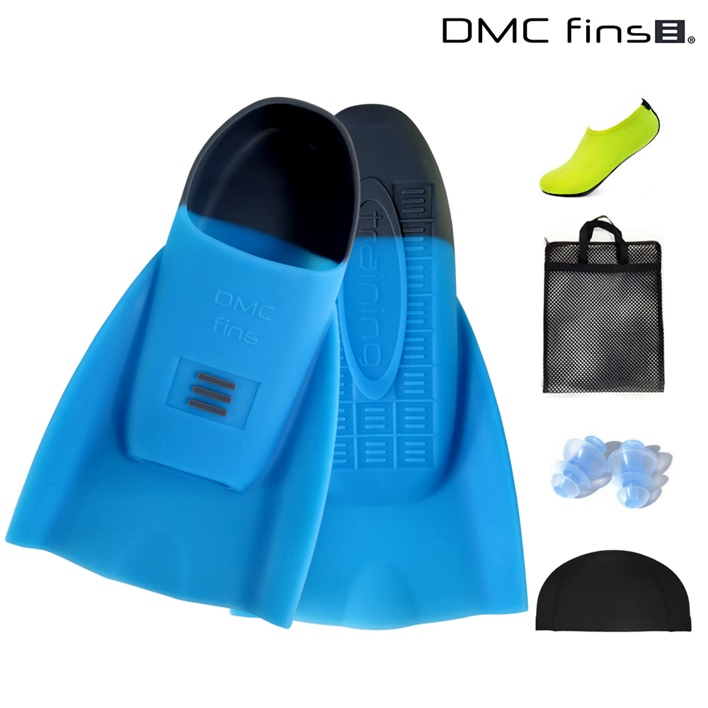 DMC 뉴 오리지널 하이드로 숏핀 오리발 BLU 블루