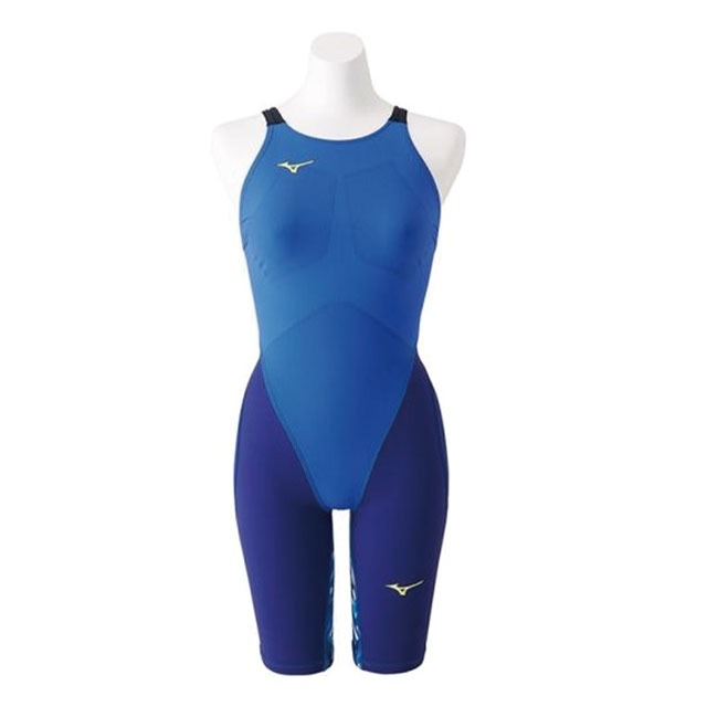 미즈노 여자 선수용 수영복 MX SONIC G3 반전신 5부 블루 [ N2XG8712-27 ] 성인 실내 강습용