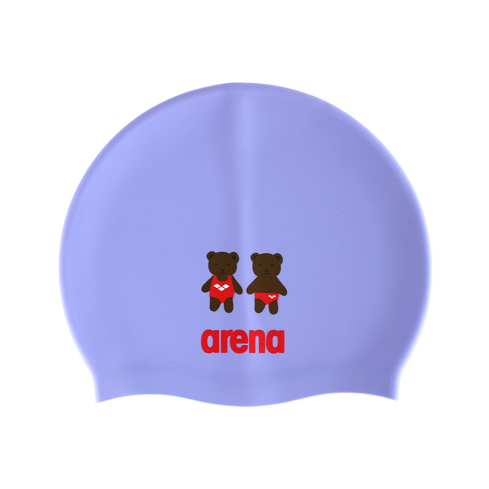 아레나 수영모자 미니베어 실리콘 수모 퍼플 [A4AC1AC12] 수영캡 수영용품
