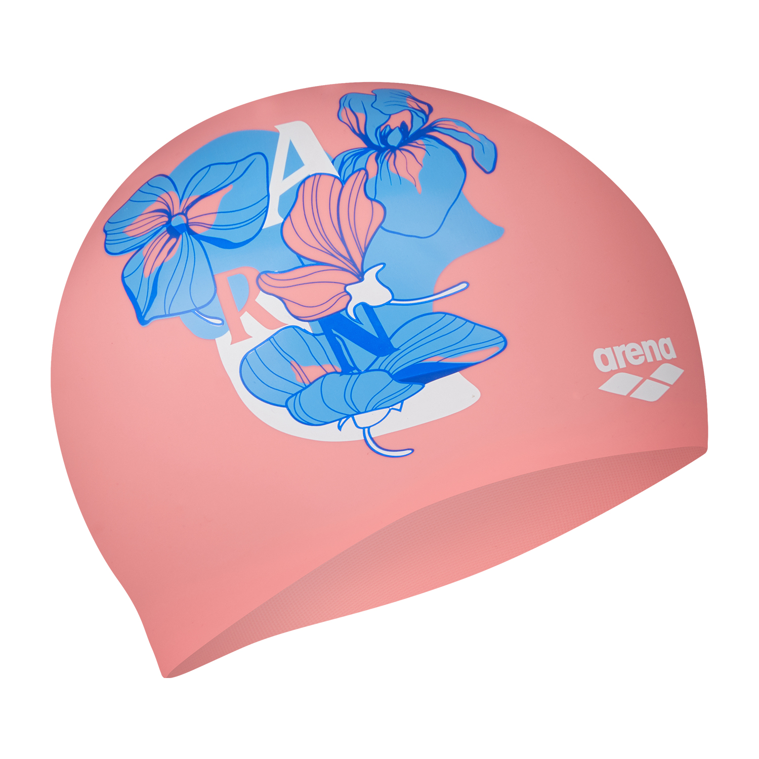 아레나 꽃보라 실리콘 수모 핑크 [A3AC1AC06] 수영용품 수영모 수영모자