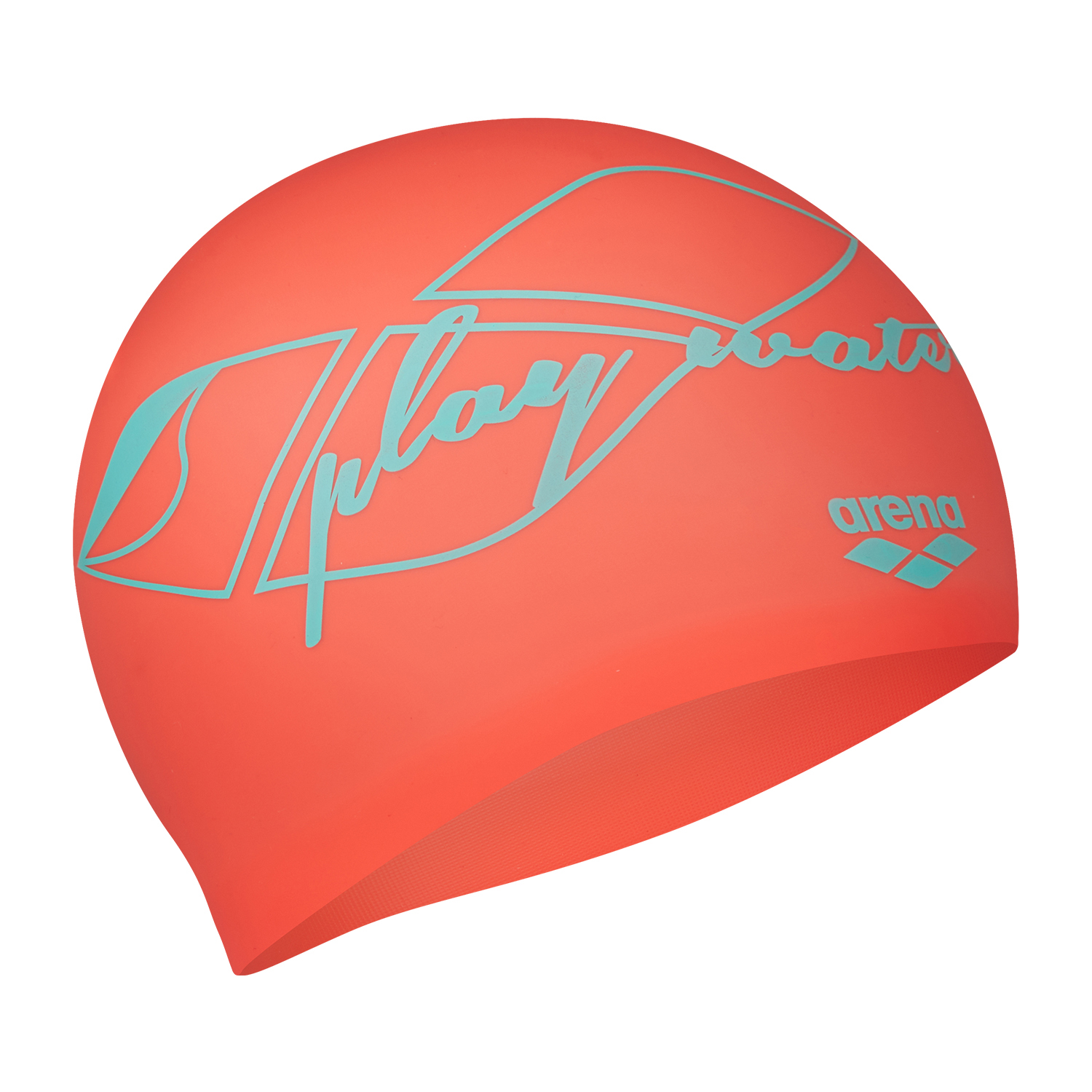 아레나 페이지 실리콘 수모 오렌지  [A3AC1AC02] 수영모자 수영모 수영캡 성인 공용 수영용품