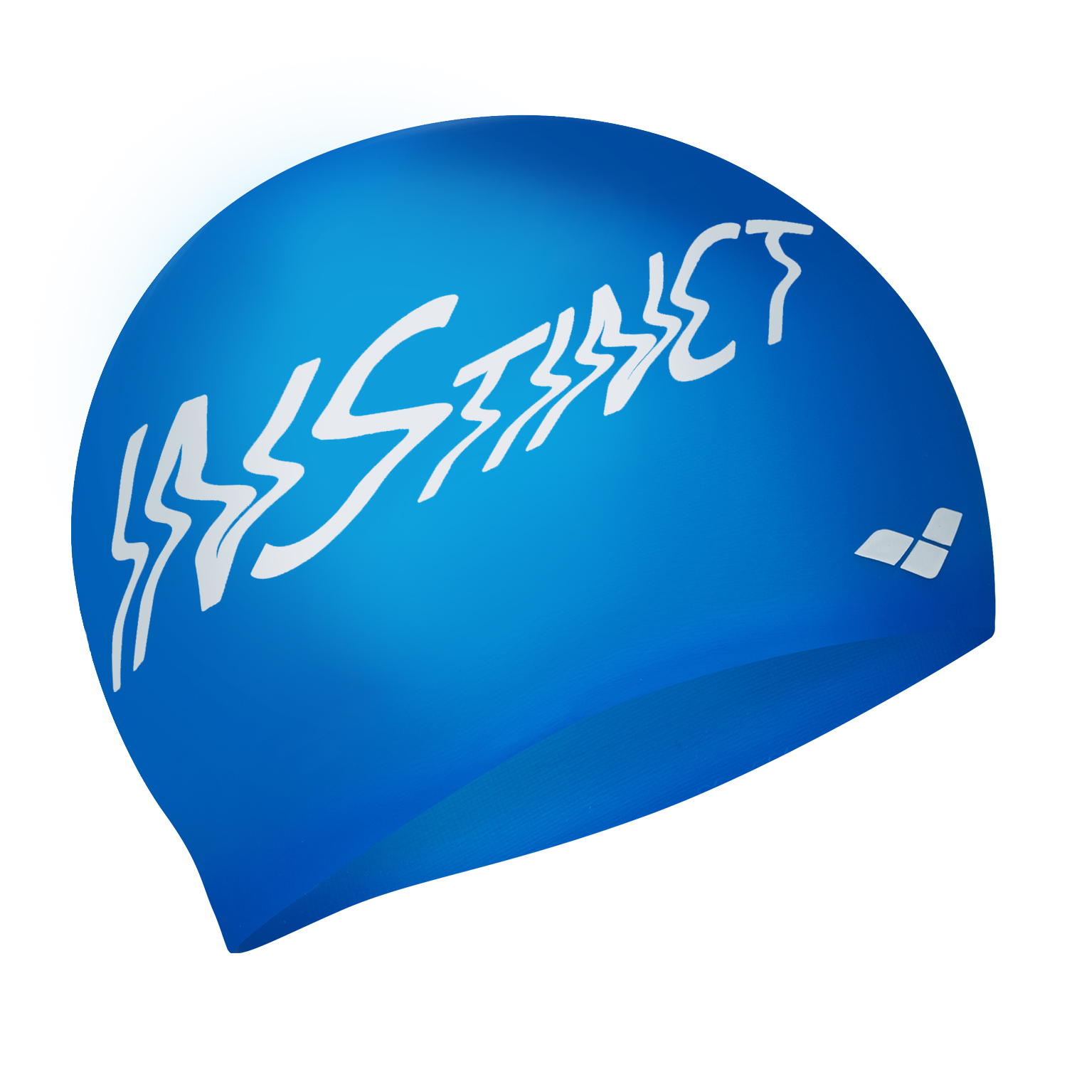 아레나 지그재그 실리콘 수모 블루 [A3AC1AC10] 수영모자 수영용품 수영모 수영캡