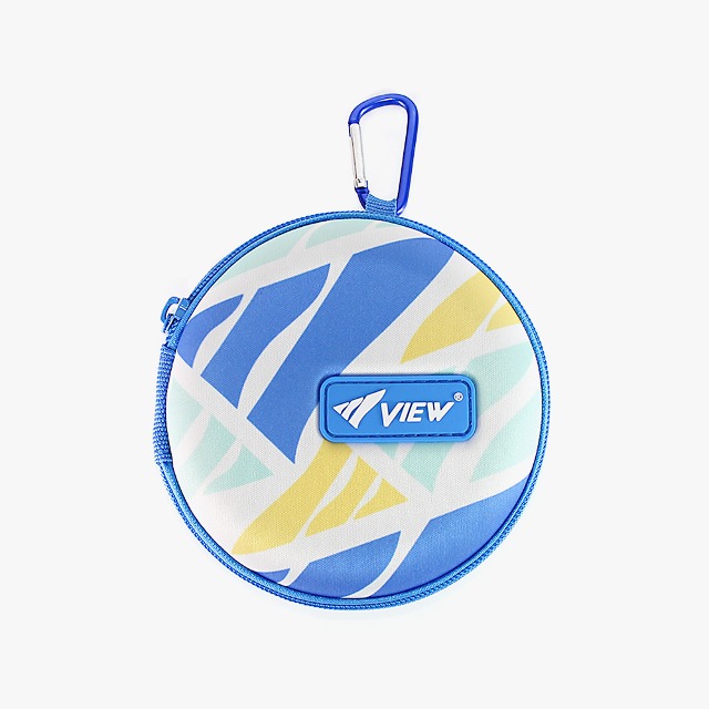 뷰 원형 수경케이스 블루 [VA1304] 수경보호케이스 물안경 보관함 수영용품