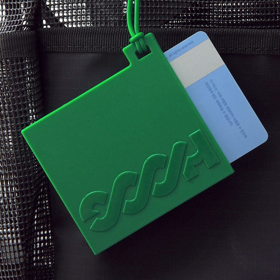 후그 카드 파우치 초록처럼 [CP010] 실리콘 케이스