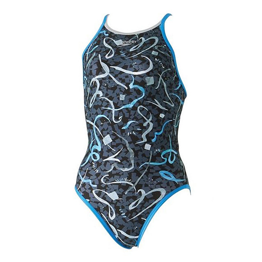 스피도 여성 원피스 수영복 펠리시테이션 턴스 그레이블루 [STW02401] 여자수영복 실내수영복