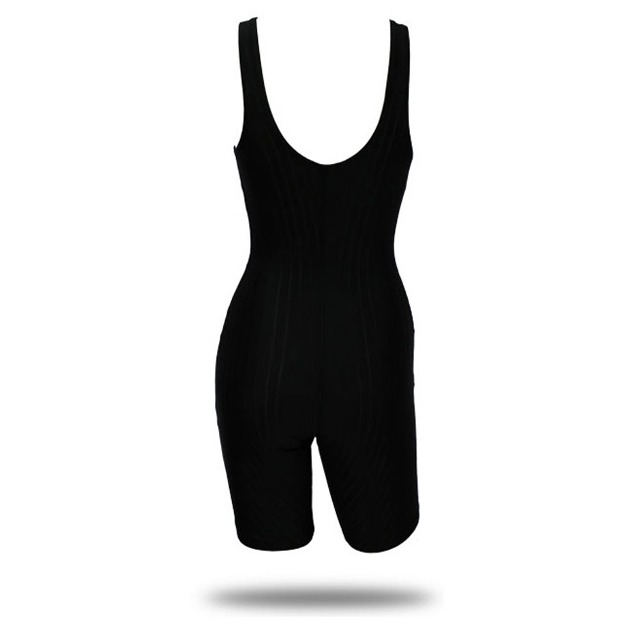 실버스핀 여성 수영복 반전신 수영복 BLK&amp;GOLD 초급용 [tubw8003] 여자 5부 수영복